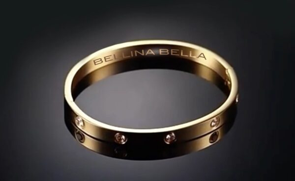 BELLINA BELLA Gold and Crystal Bracelet