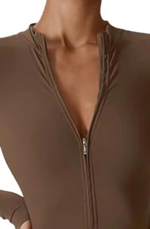 BELLINA BELLA "THEJUMPSUIT" in Chocolate Bronze - Image 6