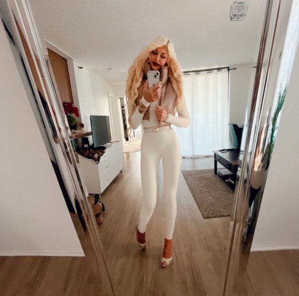 BELLINA BELLA "THE JUMPSUIT" in Cream